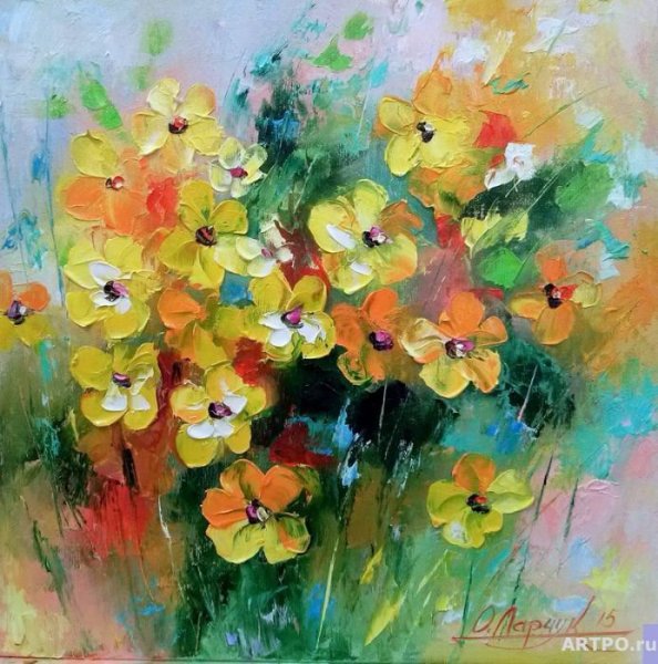 Живопись Дарчук Ольга цветы
