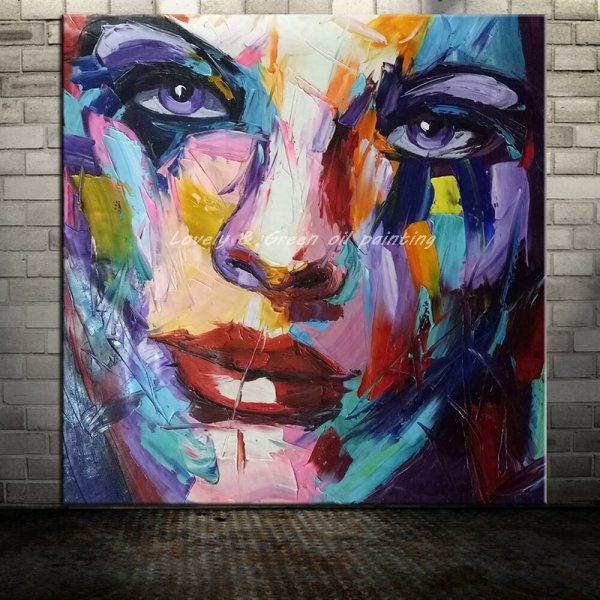 Картина маслом лицо