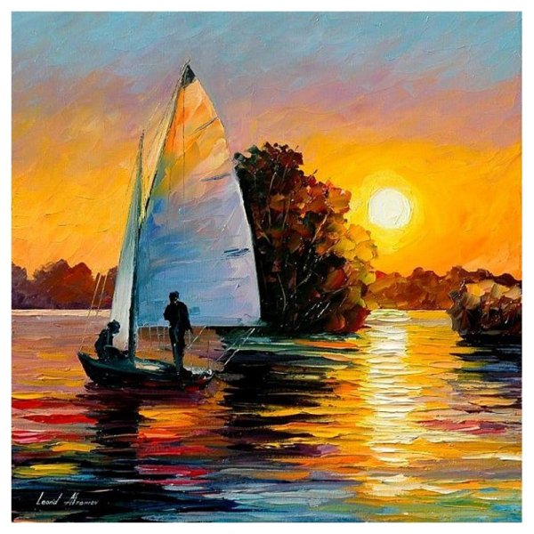 Афремов Леонид море парусник