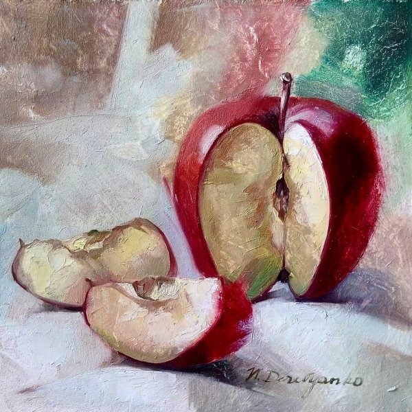 Яблоки живопись