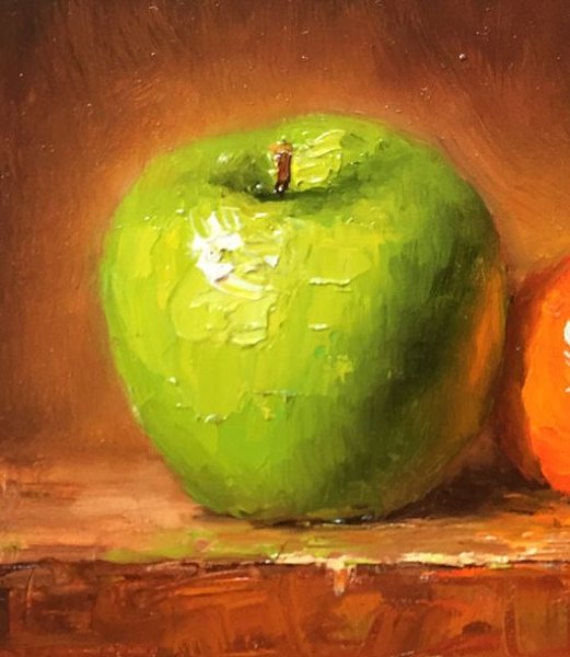 Яблоки живопись