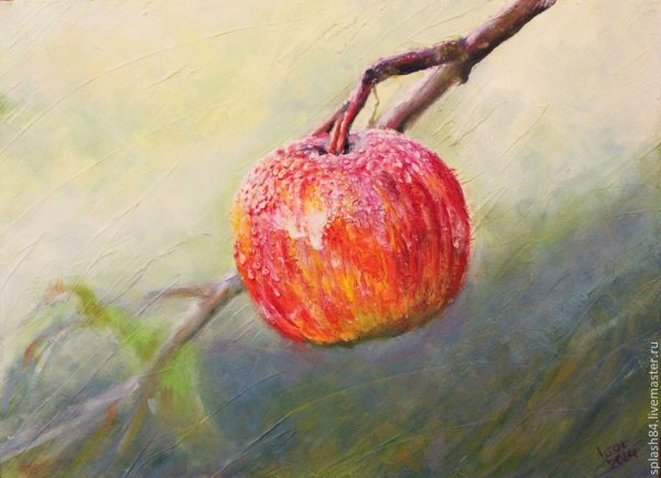 Яблоки живопись