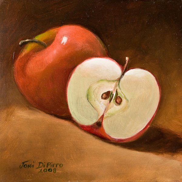 Яблоки живопись