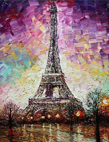 Клод Моне Эйфелева башня
