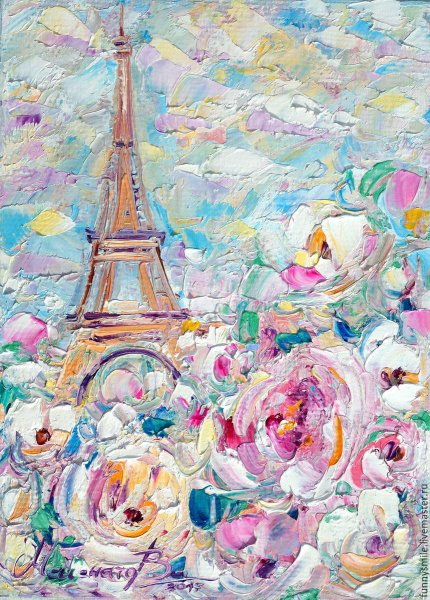 Клод Моне Эйфелева башня