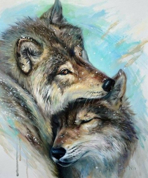 Юлия неприятель картины волки