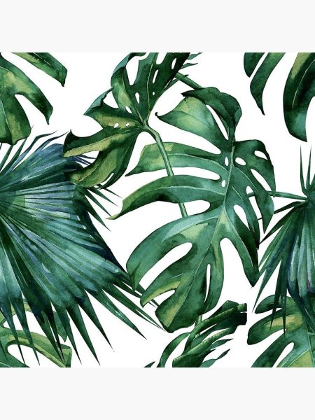 Картины с листьями в интерьере