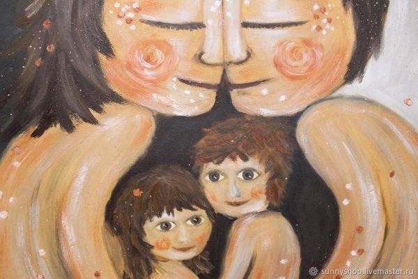 Картина счастливая семья