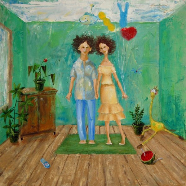 Картина счастливая семья