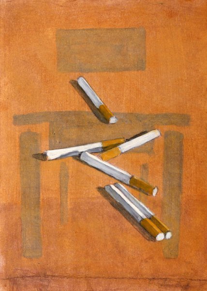 Картина маслом сигарета