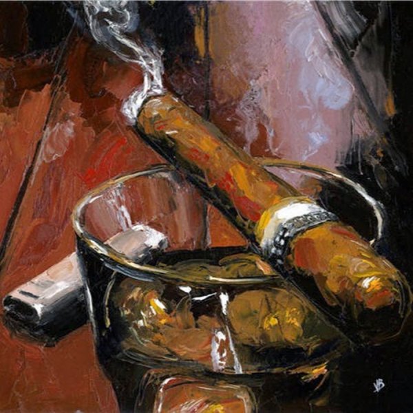 Натюрморт с сигарой