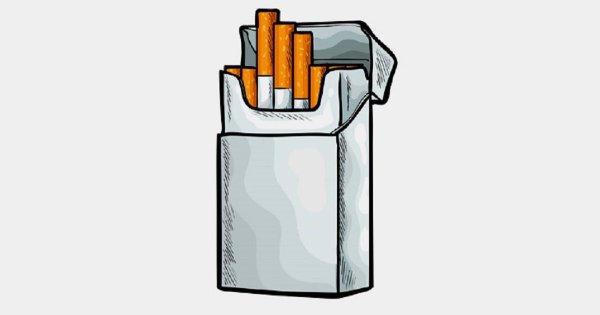 Пачка сигарет рисунок карандашом