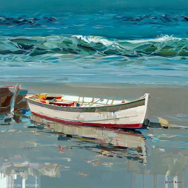 Йозеф котэ лодки море, картины