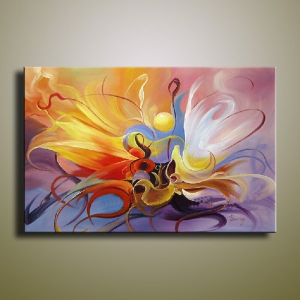 Абстракция маслом на холсте