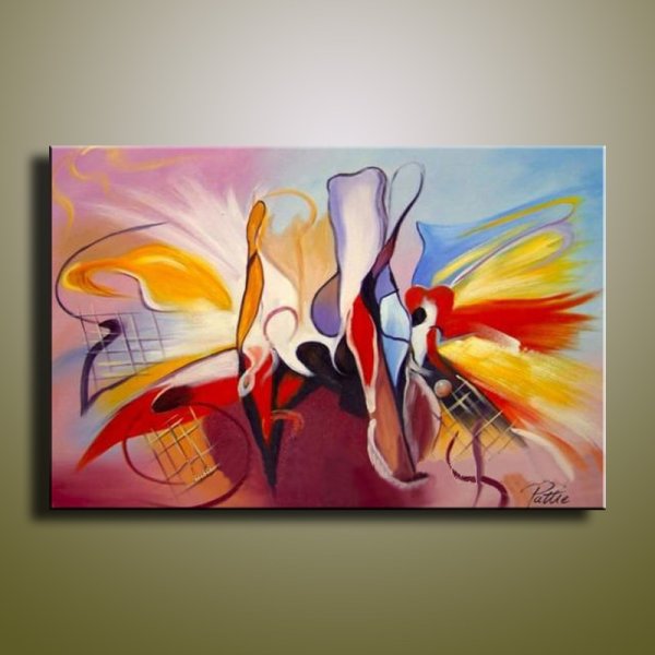 Абстракция маслом на холсте