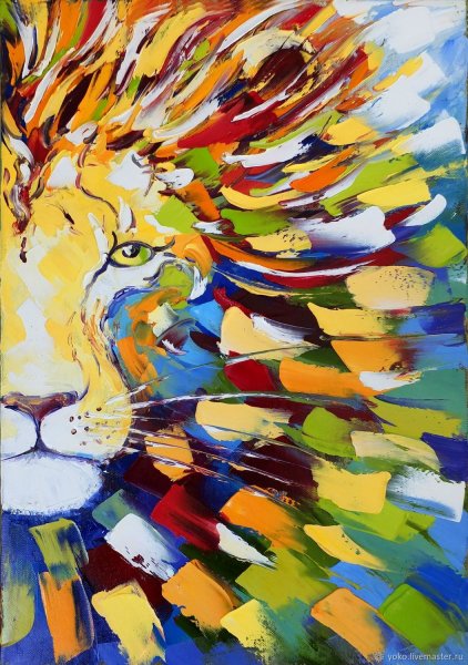 Лев мастихином картина