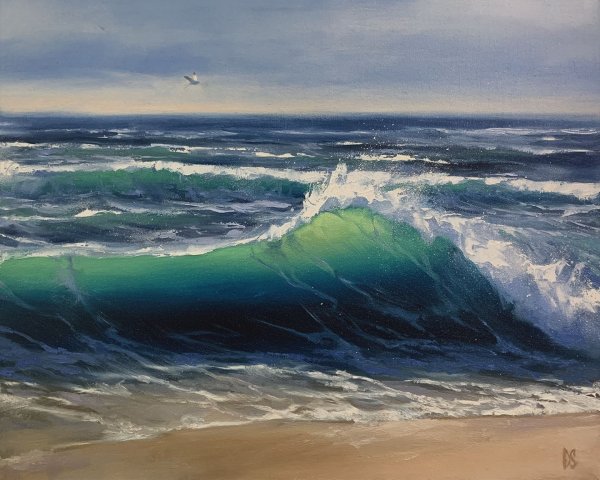 Волна живопись