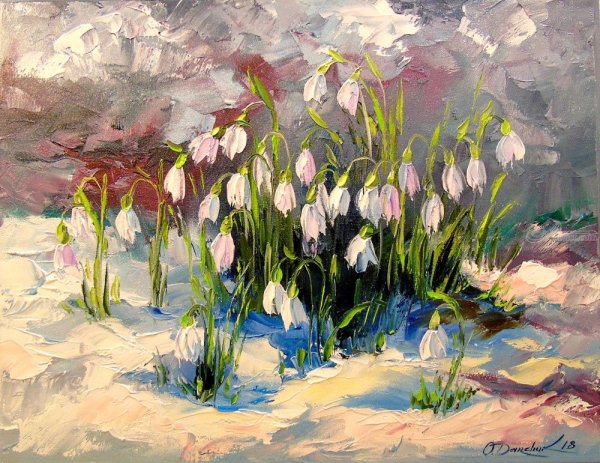 Ольга Дарчук подснежники