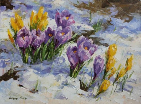 Подснежники Импрессионисты