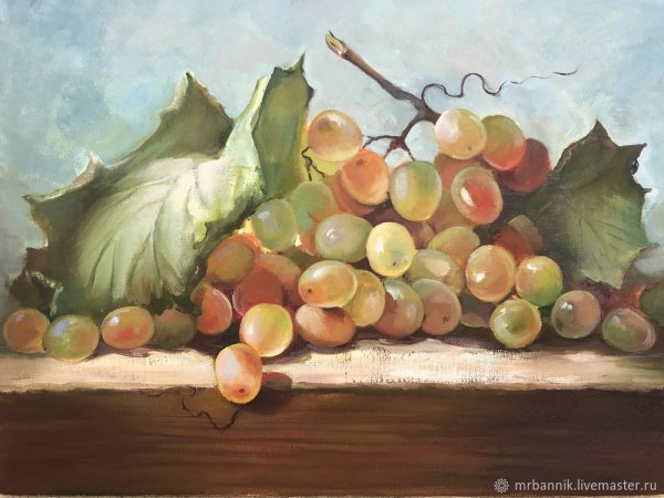 Виноград живопись маслом