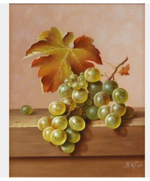 Виноград живопись маслом