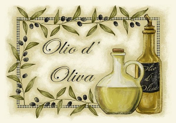 Декупаж оливки