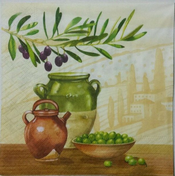 Оливковая ветвь живопись