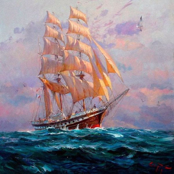 Корабль "художник Цыганов"
