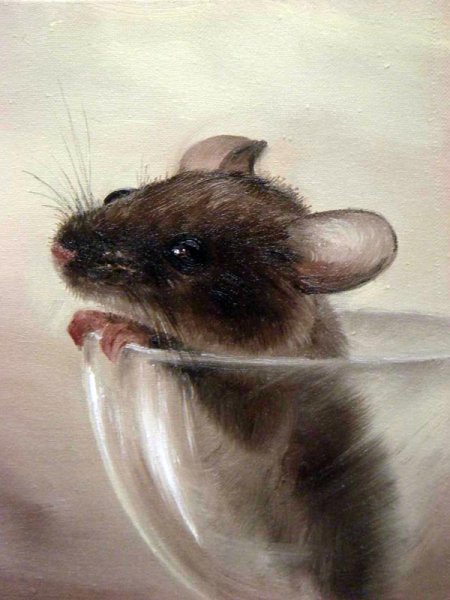 Крыса живопись