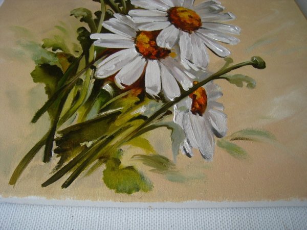 Ромашки живопись