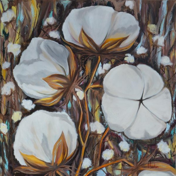 Хлопок гуашью