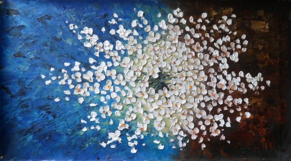 Елена картины масло хлопчатобумажным носком