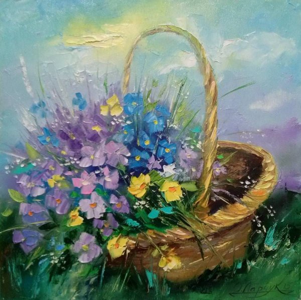 Художник Дарчук Ольга картины цветы