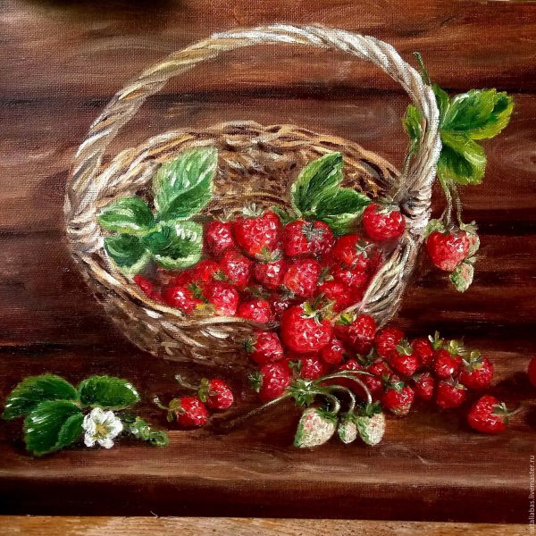 Масляная живопись Земляничная Полянка