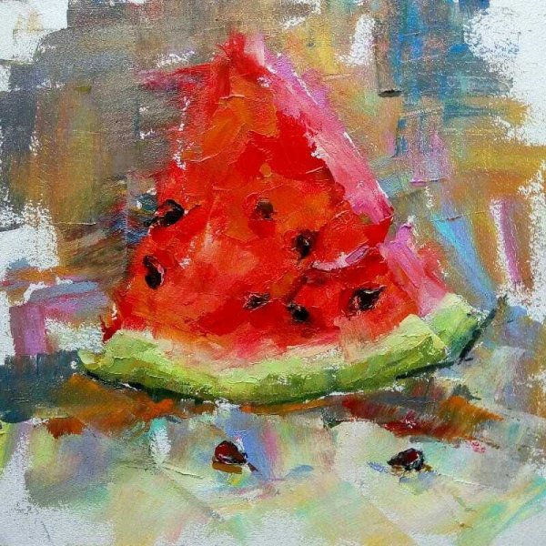 Кацура Елена художник Арбуз