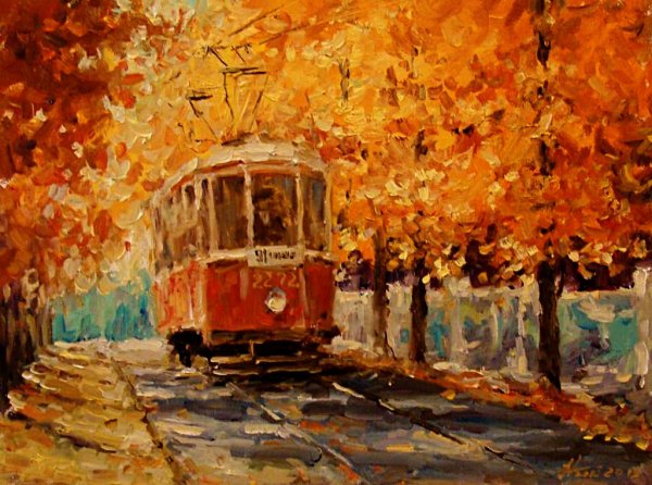 Осенний троллейбус Афремов