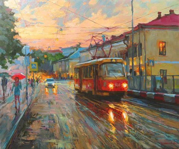 Художник Волков Сергей Риксович городские пейзажи