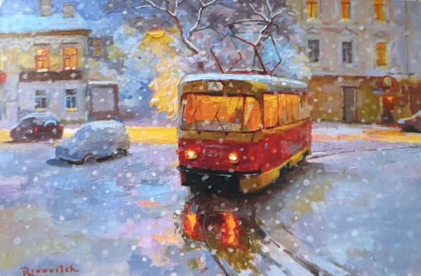 Художник Волков Сергей Риксович городские пейзажи