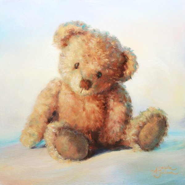 Картина плюшевый мишка