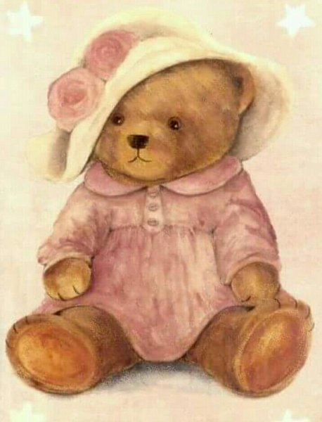 Винтажные открытки с мишками