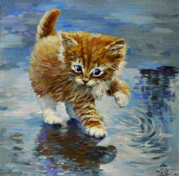 Художник Панина Кира Борисовна коты