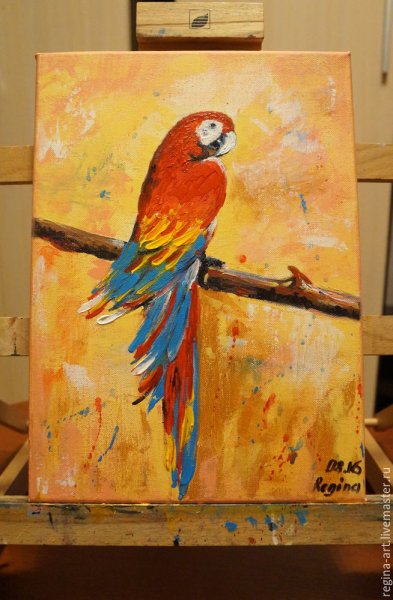 Рисование масляными красками на холсте