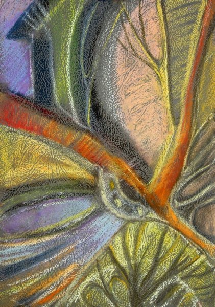 Абстракция пастелью