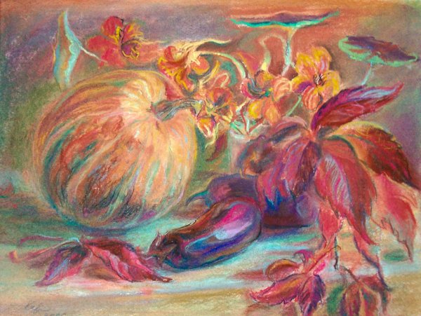 Ольга Гусева художник масляная пастель