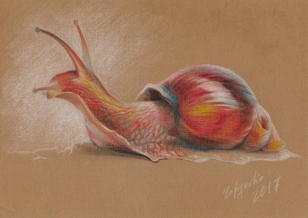 Рисование пастельными карандашами