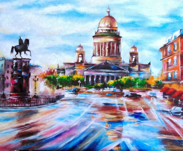 Солнечный Питер живопись