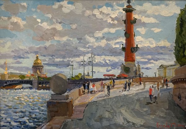 Стрелка Васильевского острова, Адмиралтейство а.д. Захарова.