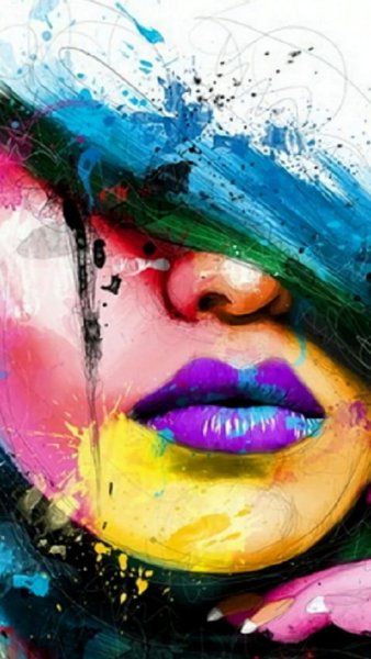 Яркие краски в живописи