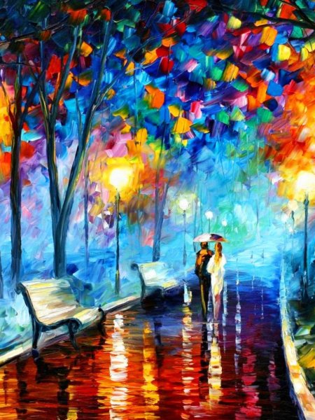 «Яркие краски» Леонид Афремов