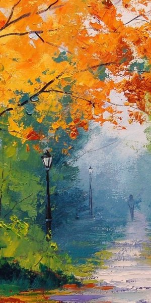 Зарисовка осеннего пейзажа